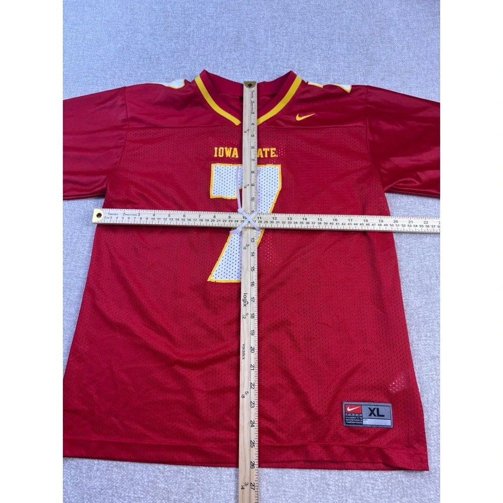 Nike Iowa State Cyclones Youth XL Football Jersey Red Number 7 Mesh NCAA Kids